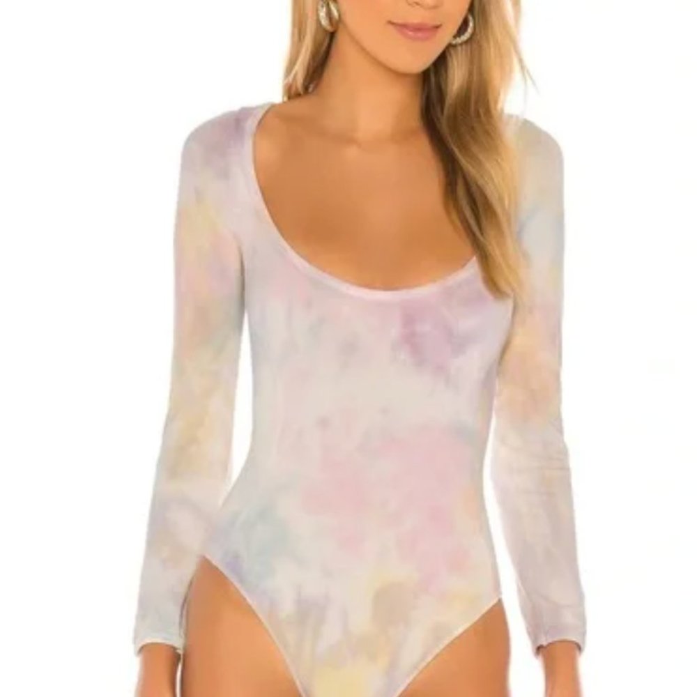 LoveShackFancy Helene bodysuit unicorn sz XS